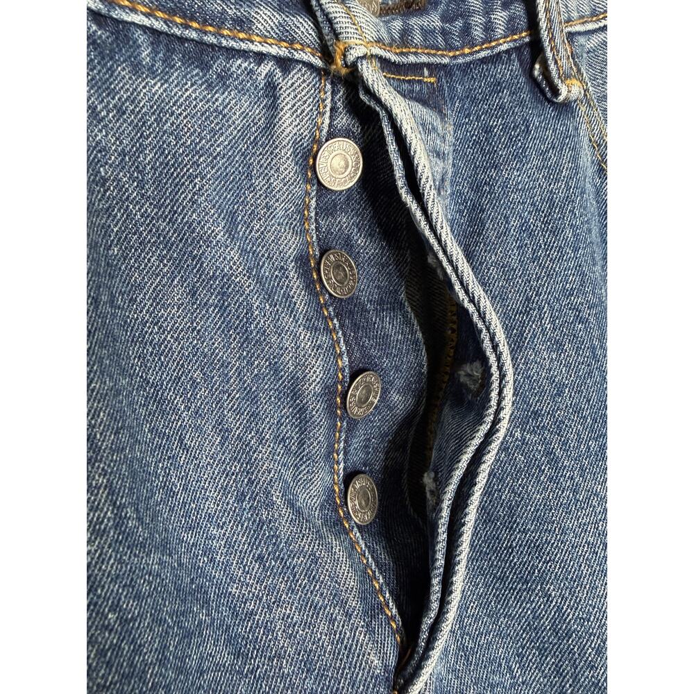 Levi’s 501 Button Fly Jeans | 34x34 | Classic Straight - Picture 3 of 6